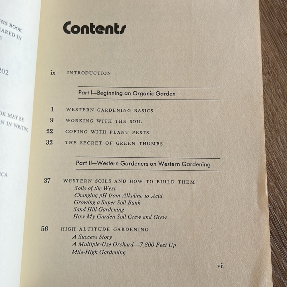 Vintage 70s Western Organic Gardening Book Guide Vegetable Growing 1972 - Picture 6 of 15